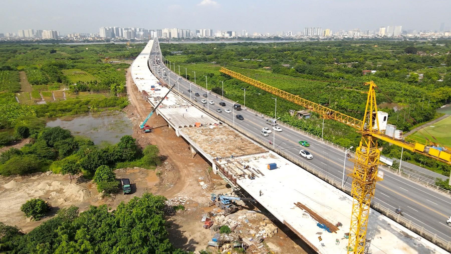 Cầu Vĩnh Tuy 2 xây vượt tiến độ 6 tháng - Cú hích cho BĐS phía Đông hóa “rồng” - 1