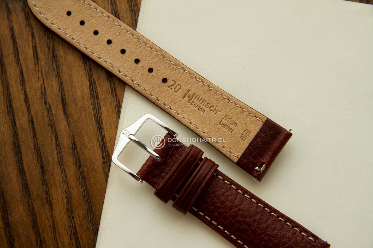 Dây da đồng hồ Hirsch sở hữu công nghệ chống nước đặc biệt
