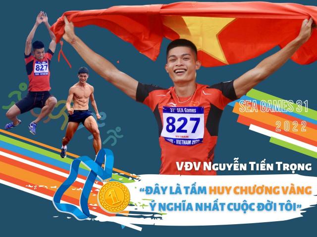 VĐV cao 1m93 “6 múi vạn người mê”: “Đây là tấm huy chương vàng ý nghĩa nhất cuộc đời tôi”