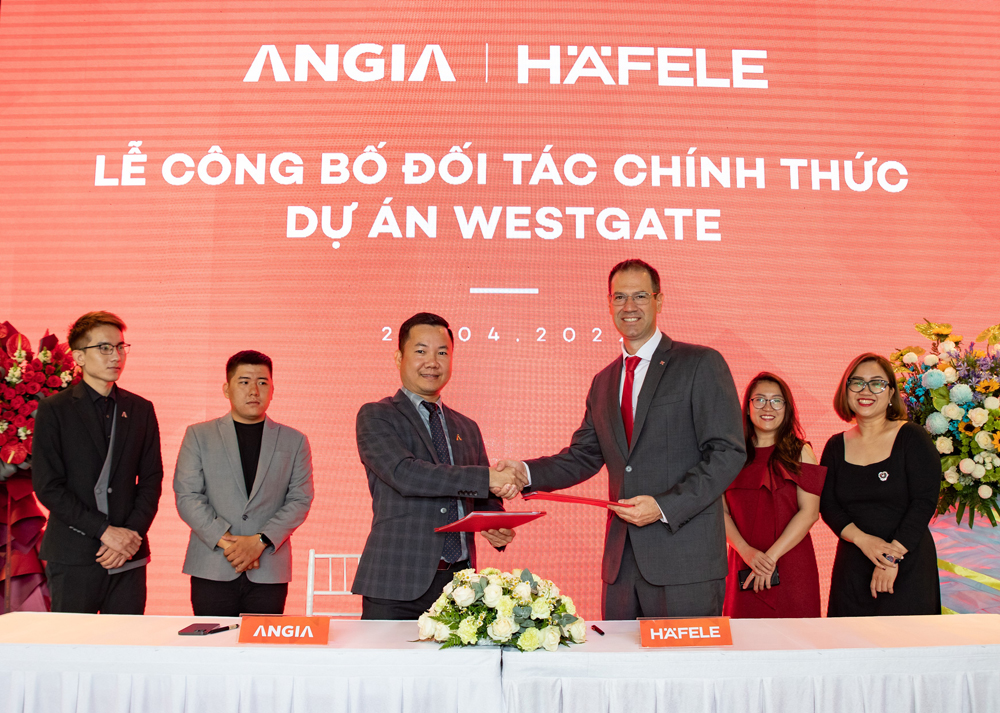 Tập đoàn BĐS An Gia công bố hợp tác với thương hiệu Häfele