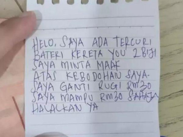 Bạn trẻ - Cuộc sống - Kẻ trộm có tâm nhất hệ mặt trời: Để lại thư xin lỗi và 150.000 đồng tiền đền bù