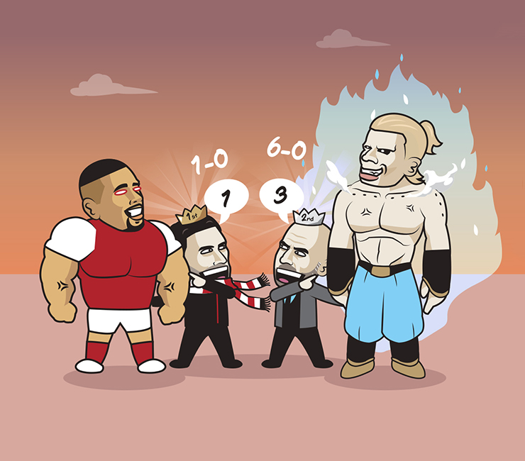 Phong độ hủy diệt của người cũ và người hiện tại ở Man City.