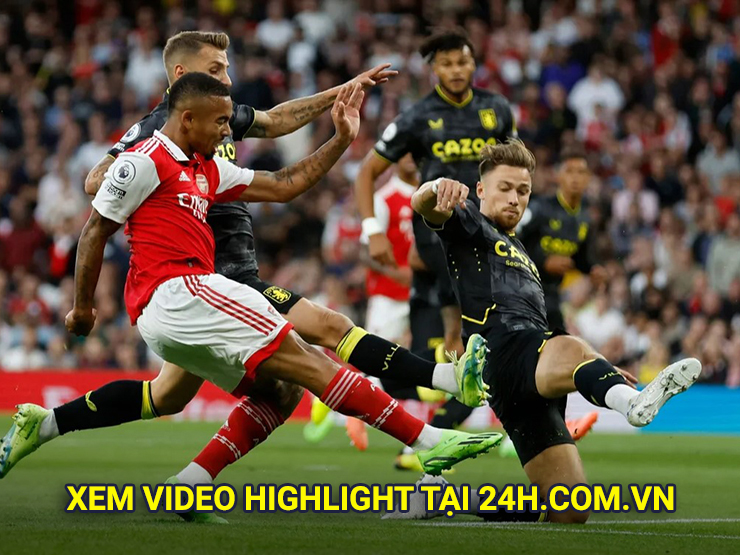 Bóng đá - Video bóng đá Arsenal - Aston Villa: Kịch tính 3 phút 2 bàn, người hùng thành "tội đồ" (Xem video highlight tại 24h.com.vn)