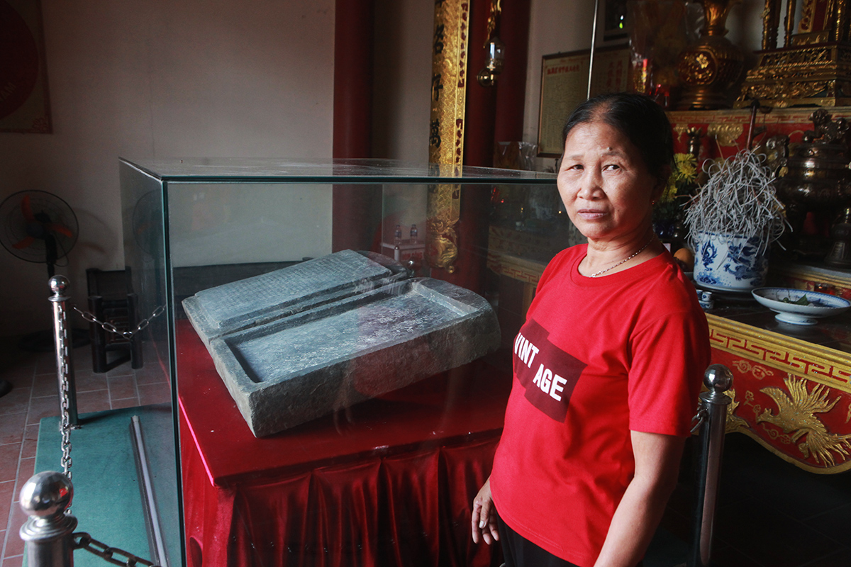 Nội dung văn bia là tư liệu quý về thân thế, sự nghiệp của Trạng nguyên Giáp Hải và Khánh Sơn tiên sinh - thân phụ của Trạng nguyên Giáp Hải. Văn bia còn làm sáng tỏ những huyền thoại ly kỳ liên quan đến thân phận Trạng nguyên dưới triều nhà Mạc.