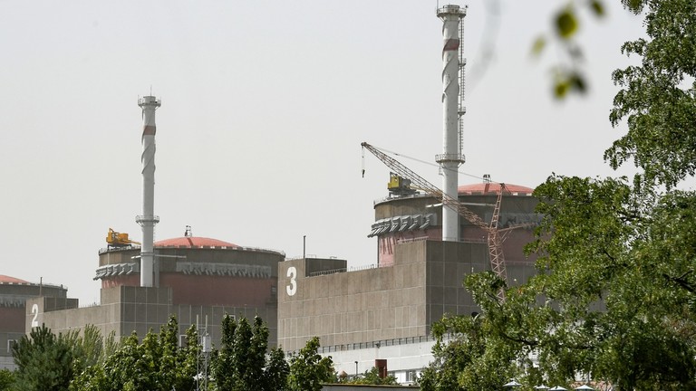 Hai lò phản ứng tại nhà máy điện hạt nhân&nbsp;Zaporizhzhia.