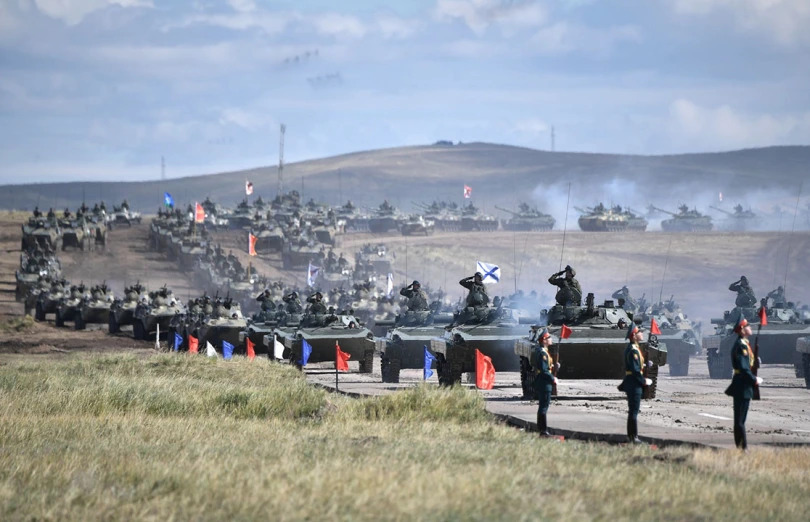 Quân đội Nga tham gia một cuộc tập trận (ảnh: TASS)