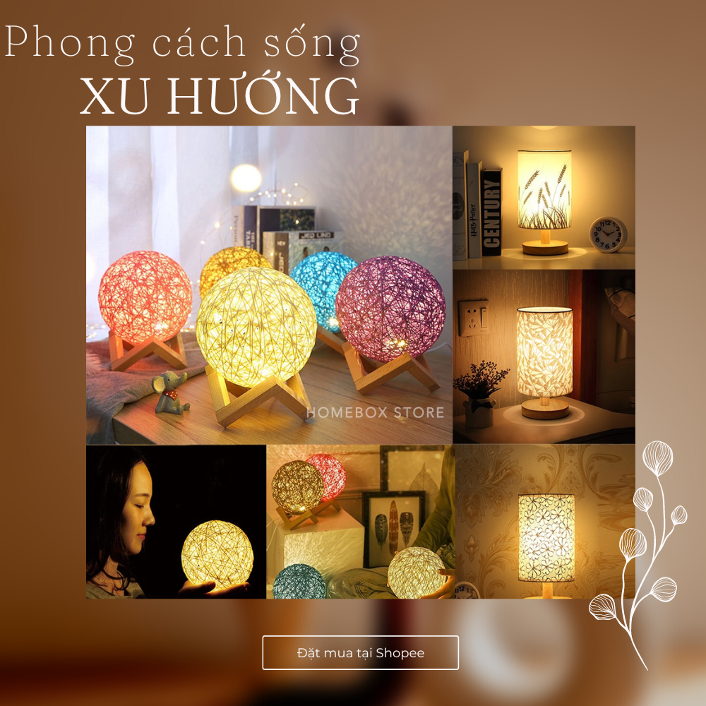 Hãy đặt trên bàn thêm một chiếc đèn nhỏ để không gian thêm ấm áp. Sản phẩm hiện có giá chỉ 85.000 đồng cực hấp dẫn.