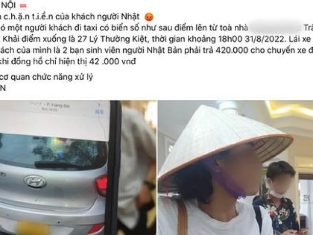 Tin tức trong ngày - Xác minh thông tin 2 sinh viên Nhật Bản bị "chặt chém" gấp 10 lần khi đi taxi