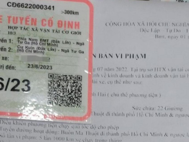 Tin tức trong ngày - Liên tục vi phạm tốc độ, hơn 200 ô tô bị thu hồi phù hiệu