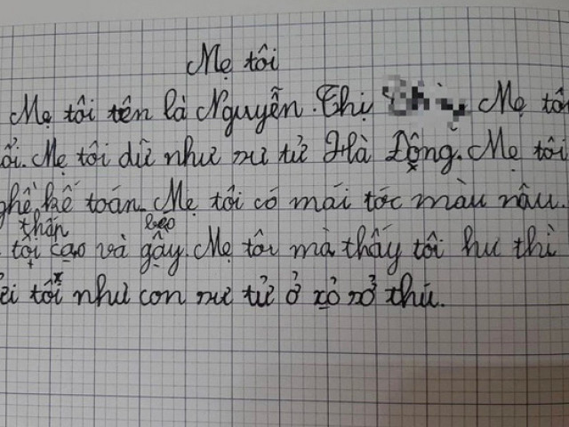 Bài văn bóc phốt khiến mẹ ”giận tím mặt”: Mẹ tôi dữ như sư tử Hà Đông, tôi hư thì chửi như sư tử trong sở thú