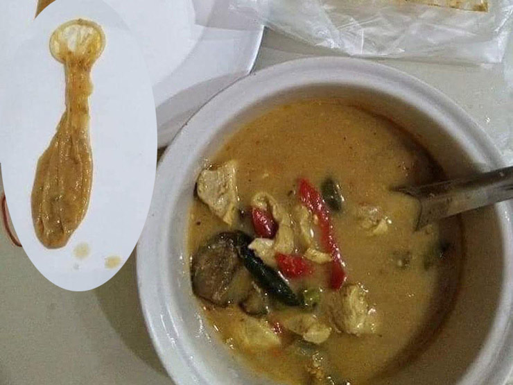 Bạn trẻ - Cuộc sống - Bát cà ri gà kèm “topping” bao cao su khiến dân mạng hết hồn