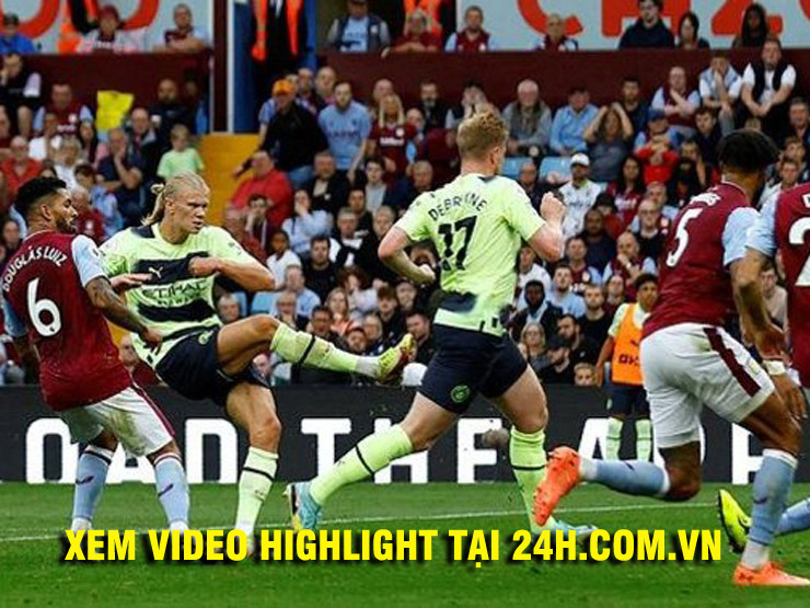 Bóng đá - Video bóng đá Aston Villa - Man City: Haaland mở điểm, đòn đau khó ngờ (Vòng 6 Ngoại hạng Anh)