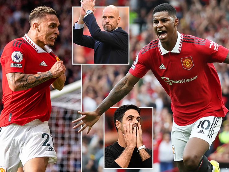 Bóng đá - Nóng bảng xếp hạng NHA: MU đại thắng chiếm top 5, Arsenal run rẩy "trên đỉnh"