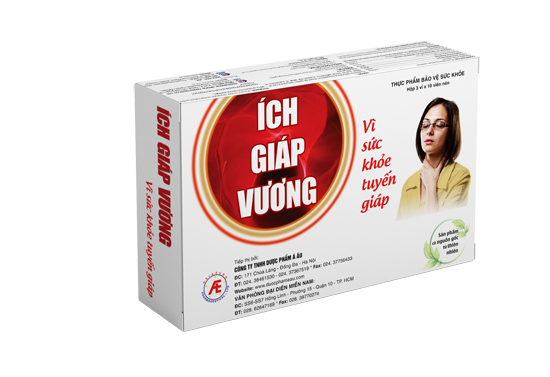 Ích Giáp Vương giúp cải thiện các bệnh tuyến giáp hiệu quả
