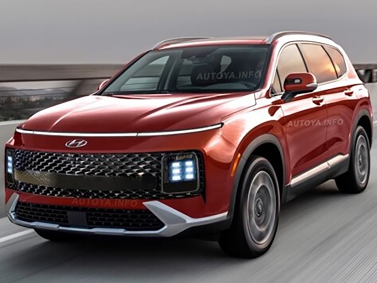 Tin tức ô tô - Hyundai Santa Fe 2023 tiếp tục lộ diện, lột xác thiết kế, kích thước tăng đáng kể