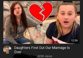 Người mẹ không ngần ngại "khoe" phản ứng của con gái khi biết bố mẹ đã ly hôn. (Nguồn: pubabc)