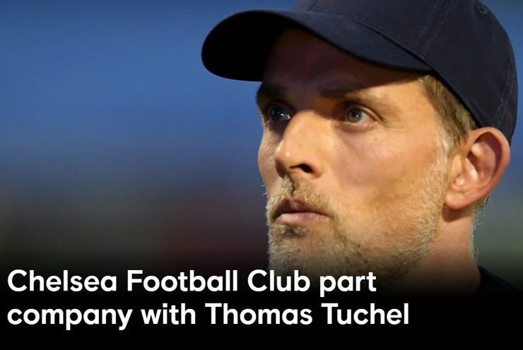 Trang chủ Chelsea thông báo sa thải HLV Thomas Tuchel