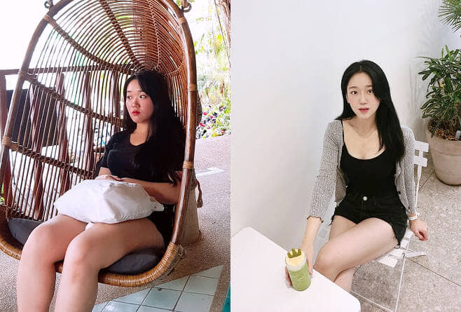 Nỗ lực giảm cân đã thay đổi đáng kể ngoại hình của cô.