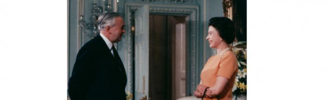 Thủ tướng Harold Wilson đã có buổi
tiếp kiến Nữ hoàng Elizabeth II năm 1969. Ảnh: BBC