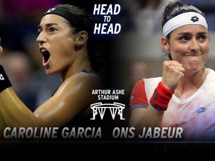 Video tennis Garcia - Jabeur: ”Tốc hành” 24 phút set 1, giật vé chung kết (US Open)