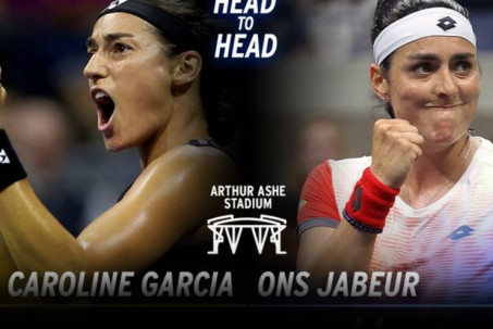 Video tennis Garcia - Jabeur: "Tốc hành" 24 phút set 1, giật vé chung kết (US Open)
