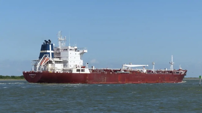 Nikkei phát hiện tàu hàng Marinoula đã vận chuyển 300.000 thùng dầu của Nga tới cảng biển Anh trong tháng 6.