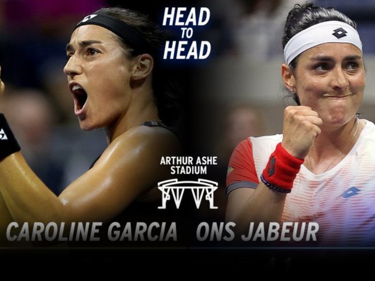 Thể thao - Video tennis Garcia - Jabeur: "Tốc hành" 24 phút set 1, giật vé chung kết (US Open)