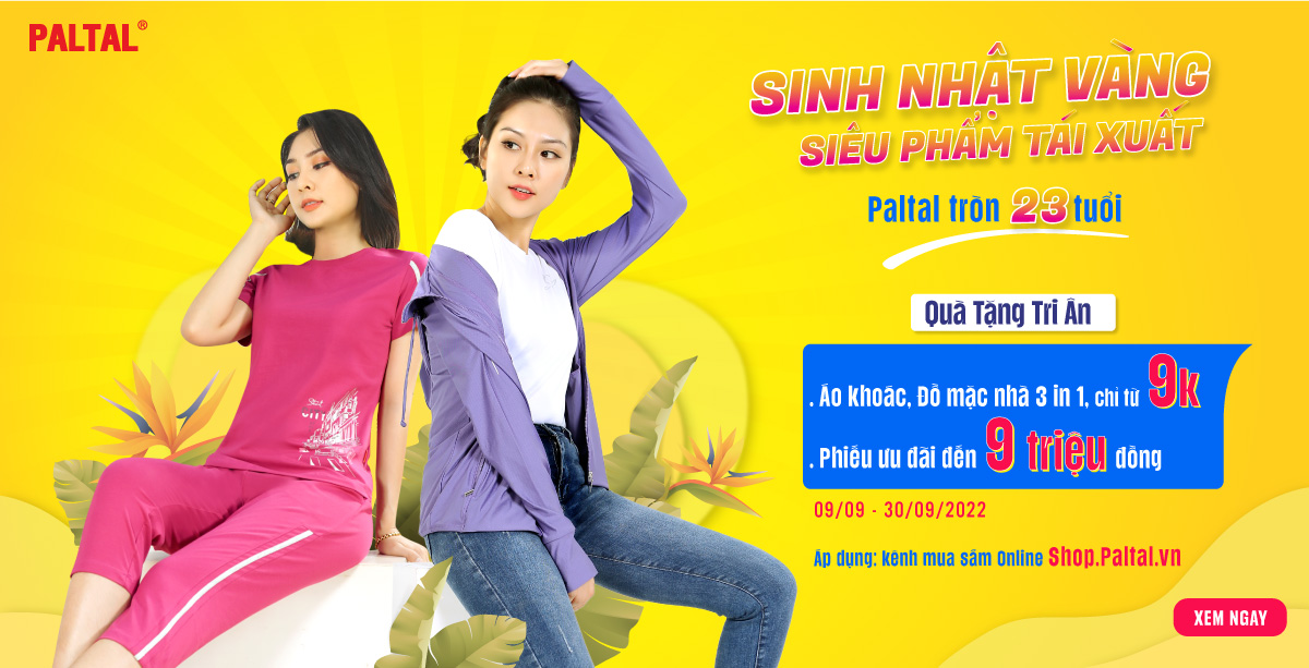 Thời trang mặc nhà Paltal siêu khuyến mãi: Áo khoác chống nắng & bộ mặc nhà giá 9K - 1