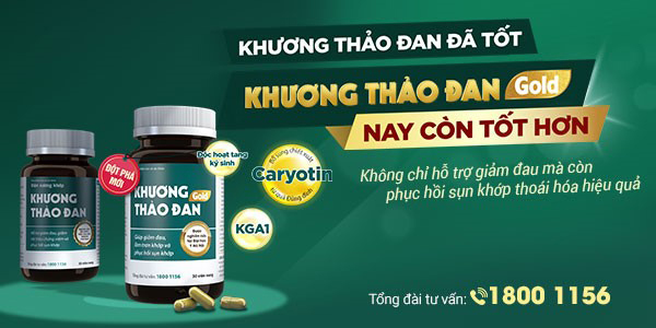 Viên xương khớp Khương Thảo Đan ra mắt phiên bản mới tốt hơn - Khương Thảo Đan Gold - 1