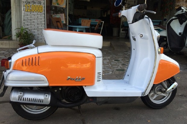 Chiếc&nbsp;xe tay ga&nbsp;Honda Julio 50cc đời 2000 nhập khẩu nguyên chiếc Nhật&nbsp;được rao bán trên 120 triệu đồng