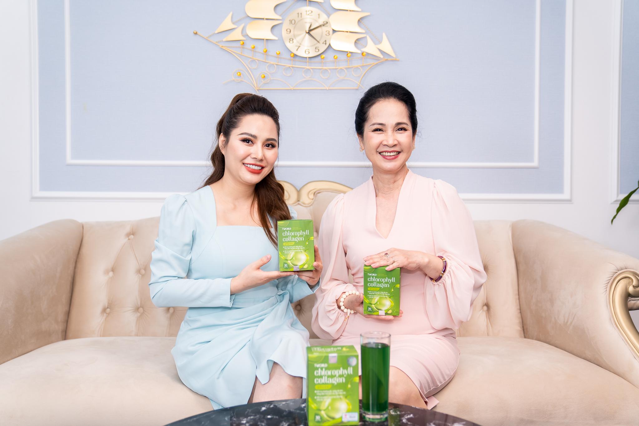 Tworld Chlorophyll Collagen Pluss - Bí quyết trẻ đẹp của NSND Lan Hương - 3