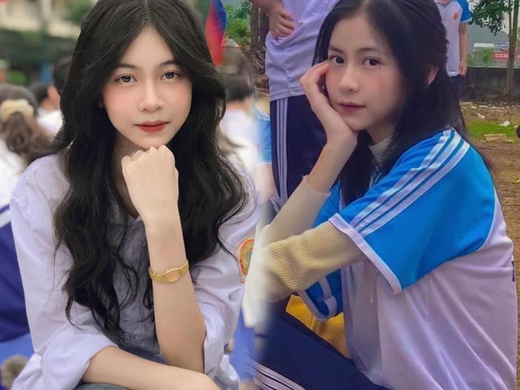 Bạn trẻ - Cuộc sống - Nữ sinh 2k5 gây "sốt" chỉ với bộ đồng phục thể dục trường HOT nhất tuần