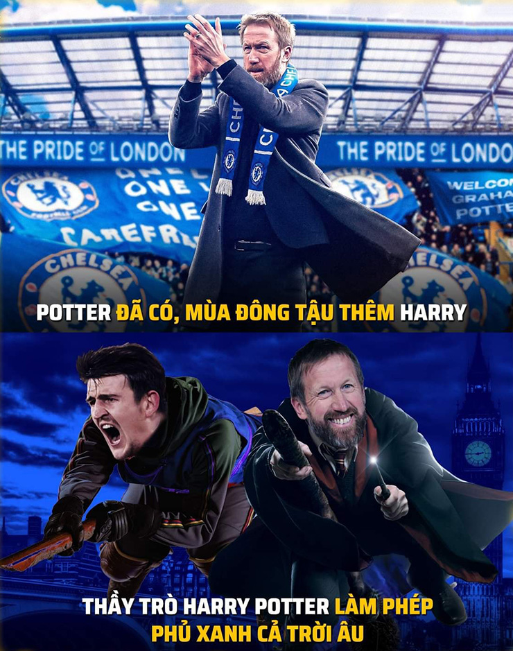 Fan Chelsea mơ có "Harry Potter" để phủ xanh trời Âu.