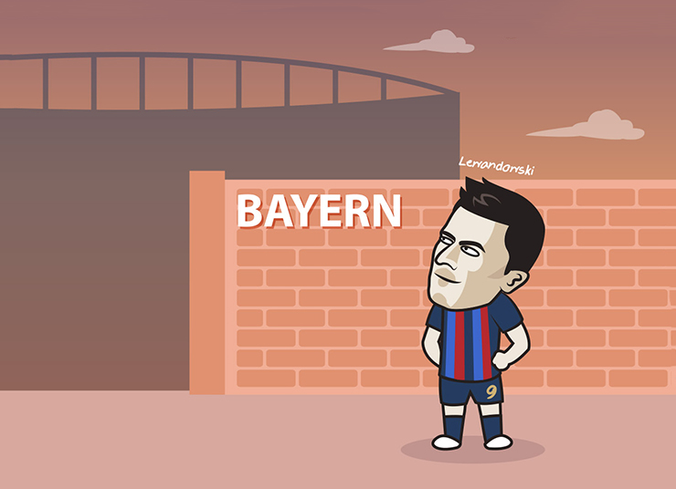 Lewandowski trở lại Bayern Munich khiến fan hùm xám run rẩy.