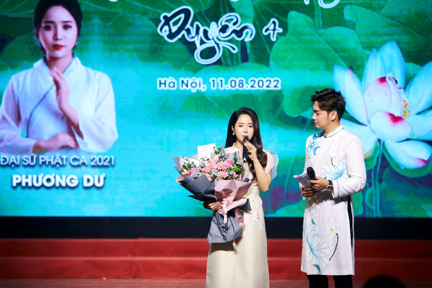 Phương Dư xúc động chia sẻ trong chương trình tháng Đại lễ Vu Lan &amp; ra mắt Duyen4.