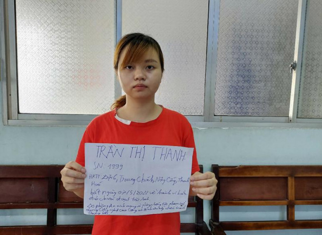 Một trong số ít đối tượng lừa nạn nhân chơi tiền ảo bị Công an Bình Dương bắt giữ.
