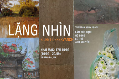 Triển lãm tranh “Lặng Nhìn”: Những không gian khác nhau về mùa thu Hà Nội