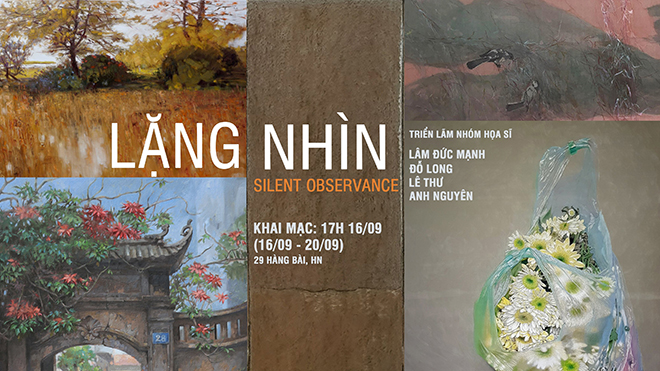 Triển lãm tranh “Lặng Nhìn”: Những không gian khác nhau về mùa thu Hà Nội - 1