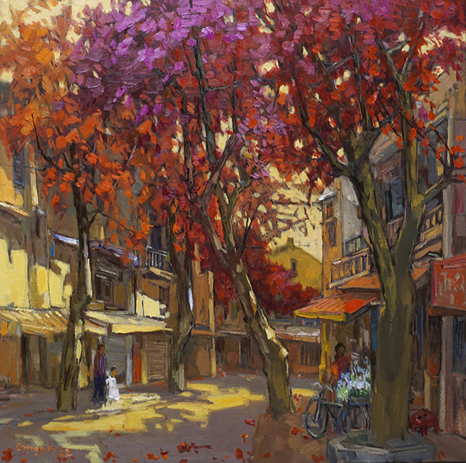 Triển lãm tranh “Lặng Nhìn”: Những không gian khác nhau về mùa thu Hà Nội - 2