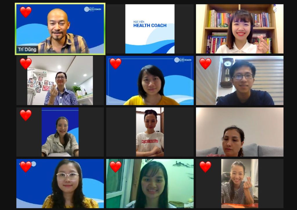 Hiện nay Học viện Health Coach Việt Nam đang tổ chức đào tạo các khóa Health Coach online