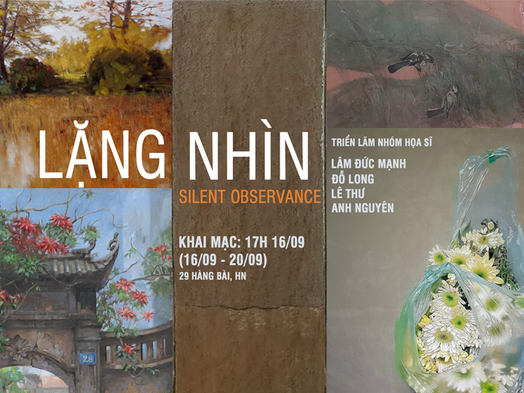 Giải trí - Triển lãm tranh “Lặng Nhìn”: Những không gian khác nhau về mùa thu Hà Nội