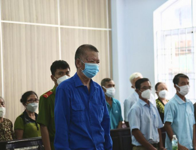Bị cáo Nguyễn Cao Thăng tại phiên xử sơ thẩm
