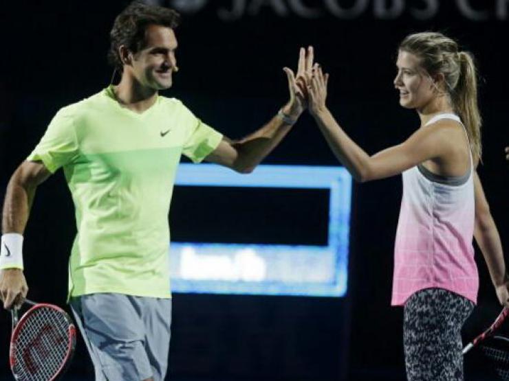 Thể thao - Federer được ví như "James Bond" tennis, mỹ nhân Bouchard tri ân thần tượng