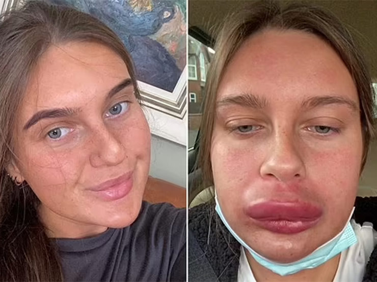 Bạn trẻ - Cuộc sống - Clip: Trải nghiệm kinh hoàng của cô gái khi tiêm chất làm đầy môi