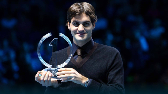 Federer kết thúc năm 2009 với ngôi số 1.
