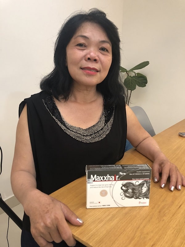 Bí quyết của cô Nhung chính là Maxxhair