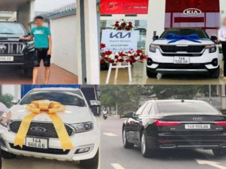 Bốn chiếc xe cùng biển số ”ngũ quý 6” tại Quảng Ninh: Đâu là thật, giả?
