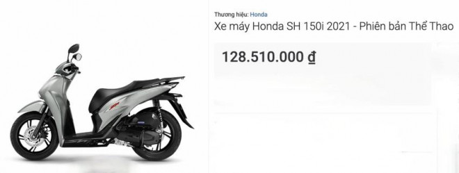 Honda SH tăng giá trở lại, chênh lệch đến 28 triệu đồng - 1