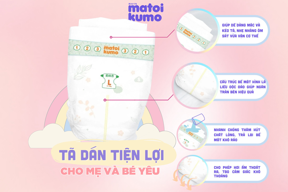 Matoi Kumo: thương hiệu bỉm xuất xứ Nhật Bản được các bậc phụ huynh trẻ yêu thích - 2