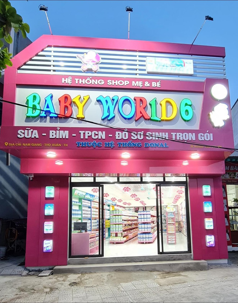 Đại diện cơ sở thứ 6 của hệ thống Baby World tại Thọ Xuân - Thanh Hóa